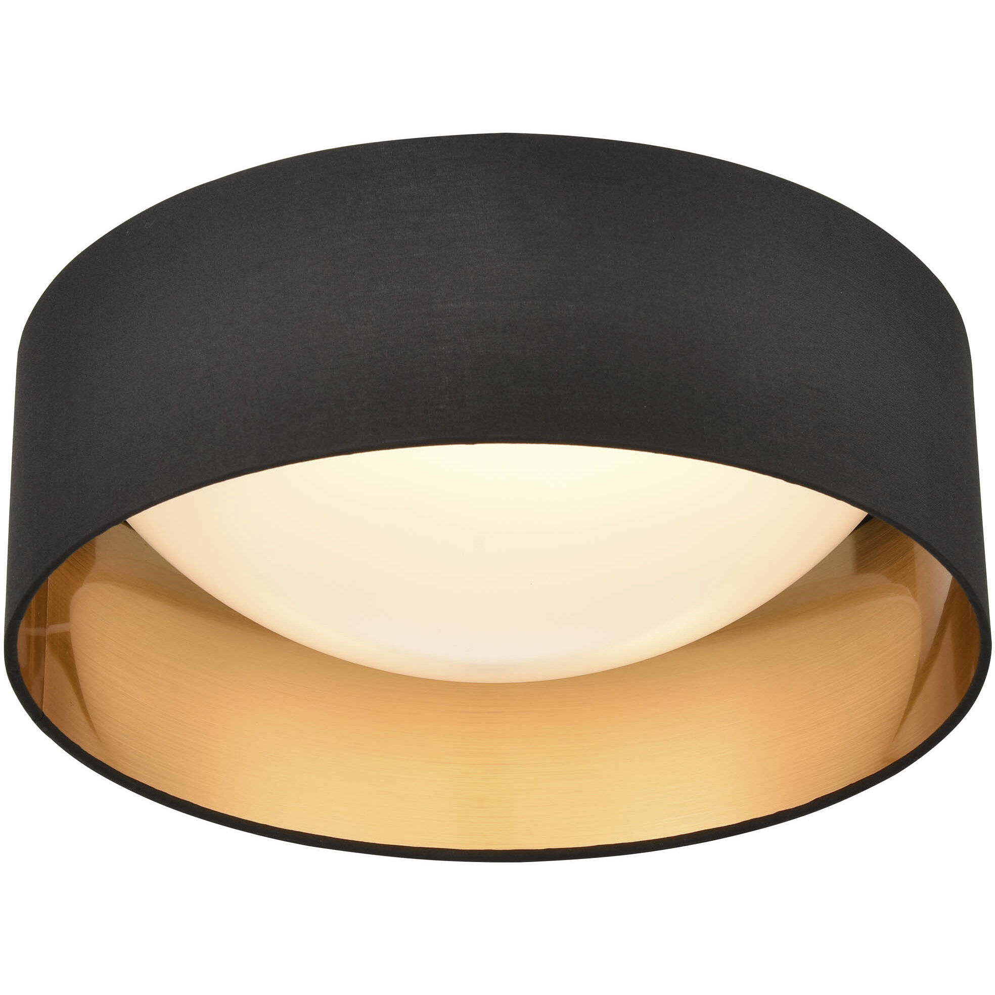 Rosata LED 12.5 inch Burnished Gold Flush Mount Ceiling Light